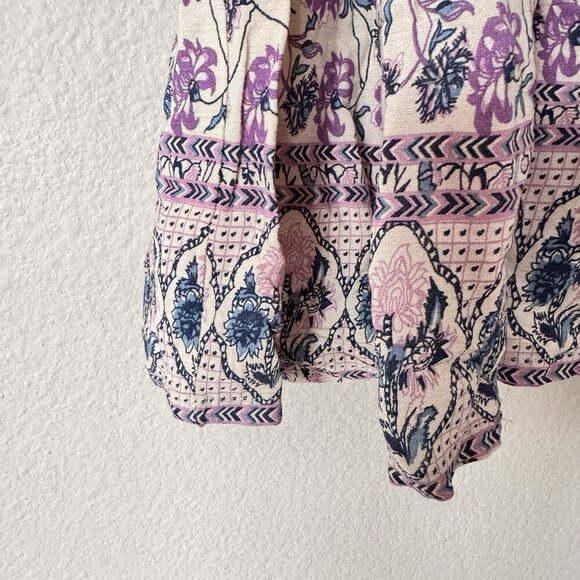 Japna Long Sleeve Dress Size Medium Floral New With Tag Tie Waist - Picture 5 of 9